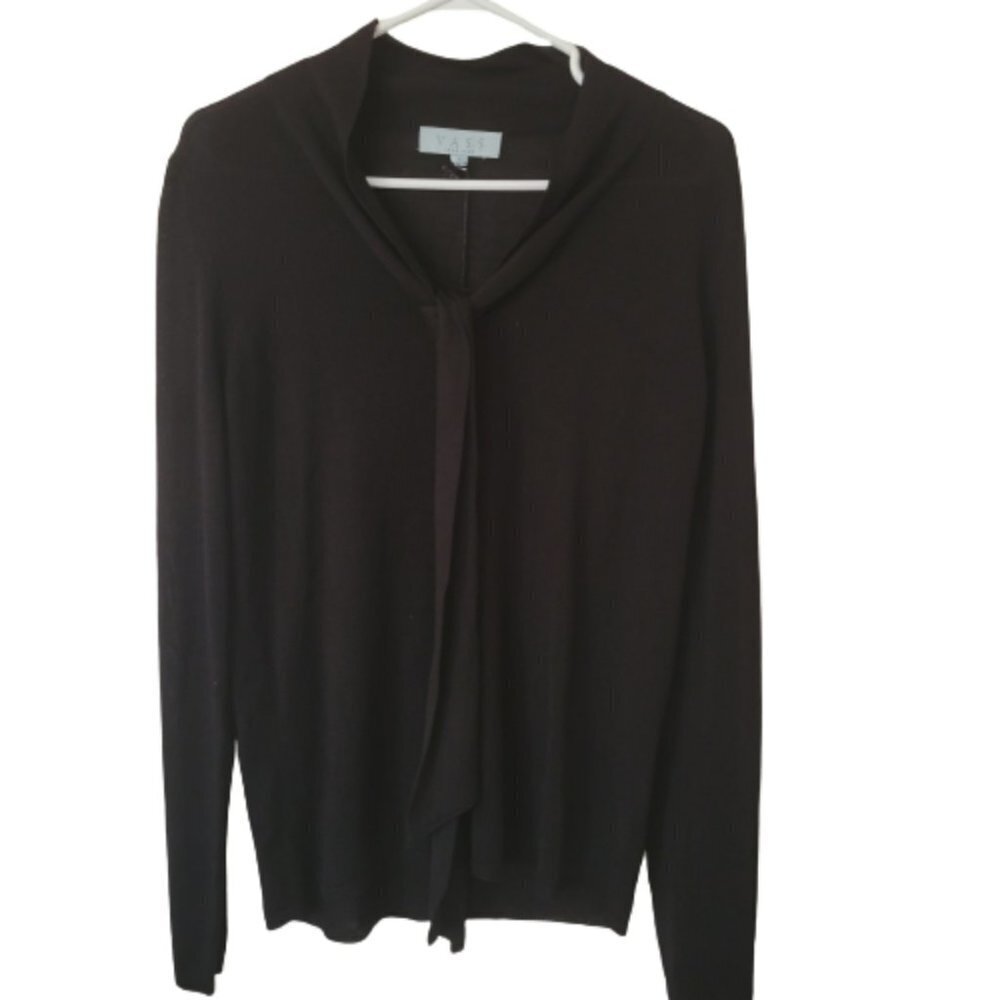 Joan Vass NWT very Light long sleeve sweater